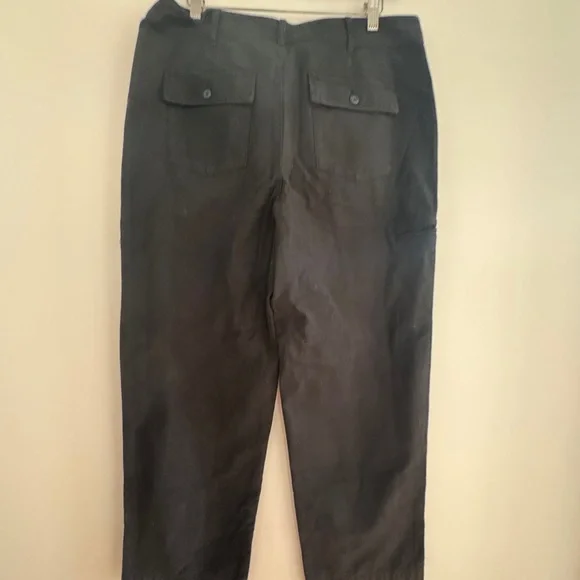 NWT J. Crew Black Wide Leg Pants - Picture 5 of 6